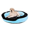 Petslover Ultra Super Soft Sky Blue Color Fleece Fabric Polyester Filled Fiber Dog/Cat Beds (Export Quality) - Small