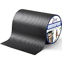 Ultra-Thin Black Anti-Slip Rubber Grip Tape 6" x 16.5FT Strong Adhesive