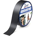Ultra-Thin Black Anti-Slip Rubber Grip Tape 1" x 16.5FT Strong Adhesive