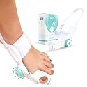 UltraCare PRO ERGO Bunion Corrector - 1 year Warranty - Orthopedic Bunion Toe Straightener - Foot Thumb Straightener - Foot Support - For Men & Women - Medical Grade Splint - 3D Adjustable Knob