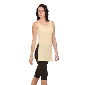 Ultrafit Womens Cotton Suit Slips Long Camisoles