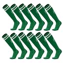 Ultrafun 6 Pairs Soccer Socks Men Women Youth Team Sports