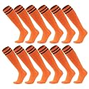 Ultrafun 6 Pairs Soccer Socks Men Women Youth Team Sports
