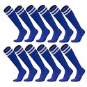 Ultrafun 6 Pairs Soccer Socks Men Women Youth Team Sports