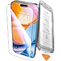 UltraGlass TOP 9H+ Glass for iPhone 16 Pro Max Screen Protector [Military Grade Shatterproof &amp; Anti Glare] Screen Protector 16 Pro Max Tempered Glass Full Coverage, Longest Durable 16 ProMax, 1 Pack