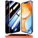 UltraGlass TOP 9H+ Armor for iPhone 14 Privacy Screen Protector, 2 Pack