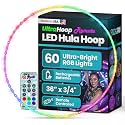 UltraPoi - UltraHoop Remote LED Hula Hoop, Wireless Control, 36” x 3/4” OD