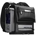 Ultralight and Rugged 360 Ventilated Backpack for Inogen One G5/Rove 6/OxyGo Next Portable Oxygen Concentrator - 1680D Fabric, Reflective Safety Straps, Trolley Sleeve