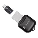UltraProlink DriveLink| Android Auto/CarPlay Adapter| 2in1 Wireless Car Receiver|Wifi 5.8GHz & Bluetooth 5.2 Connectivity| Only for Cars with OEM Pre-Installed Wired Android Auto/CarPlay |UM1221|Black