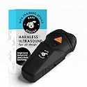 Ultrasonic Dog Bark Deterrent &amp; Behavior Corrector - Stop Barking, Jumping, Aggression Without Yelling - Just Point &amp; Press! Backed by Kevin Harrington from Shark Tank (Black Rechargeable)