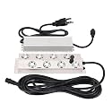 Ultrasonic Fogger, 8 Head 6000ml hr Mist Maker with IP67 Water Proof Power Supply, for Pond Garden Lawn Rockery Indoor Outdoor Landscape (US Plug)