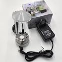 Ultrasonic Mist Maker 12 LED Fogger for Water Fountain, Pond, Aquarium & Incubator Humidifier | 24V Atomizer with Splash Guard Umbrella & Power Adapter