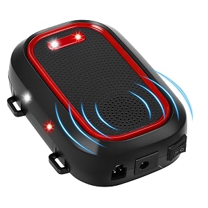 ultrasonic rat repellent for automobiles led rodent repellents for car with 4 strobe light animal repeller for cars battery operated mouse keeping rodents out of car