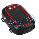 Ultrasonic Rat Repellent for Automobiles, LED Rodent Repellents for Car with 4 Strobe Light, Animal Repeller for Cars, Battery Operated Mouse, Keeping Rodents Out of Car