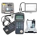 Ultrasonic Thickness Gauge Meter Through Paint Coatings Thickness Gauges with 0.65 to 600mm 0.025 to 23.62inch 3-30mm 0.118 to 1.181inch P-E and E-E Echo-Echo Mode for Steel Aluminum Copper