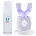 Ultrasonic Toothbrush for Adult Automatic Toothbrush 30'' Automatic Timer Wireless Charging Washable Travel Home Dual-use