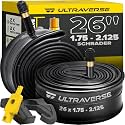 Ultraverse 26" Bike Inner Tubes 26 x 1.75, 1.95, 2.10, 2.125 - Set of 2