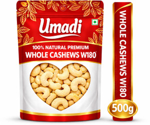 UMADI 100 Natural Premium Whole Cashews W180