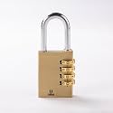 UMAI 4 Digit Combination Number Password Metal Lock | Zinc Alloy | TSA Locks for Luggage | TSA Lock | Locks for Travel Bags for Luggage | Locks for Cabin Luggage | Travel Essentials | Golden