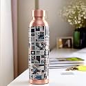 UMAI Copper Water Bottle 950ml | Detox Water Bottle- Immunity Enhancing | Copper Bottle For Office/Home/Gym | Eco Friendly And Leakproof | Non-Toxic And BPA Free Water Bottle For Kids