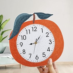 umai diamond painting kit 30x30cm  diy craft kit for kids 6-12 age group  art and craft kit  craft materials  home decor items  indoor art kit for girls boys  birthday gift for girls- clock