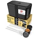 Umami Bento Box Adult, Leakproof, All-in-1 Lunch Containers for Adults
