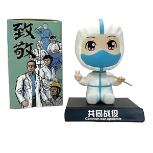 umani polyvinyl chloride action figure limited edition bobblehead with mobile holder for car dashboard office desk amp study table bh- dr hero9 x 75 cm