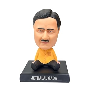 umani action figure limited edition bobblehead with mobile holder for car dashboard office desk amp study table bh-jethalal gada