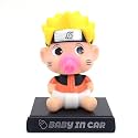 UMANI® Action Figure Limited Edition Bobblehead with Mobile Holder for Car Dashboard, Office Desk &amp; Study Table (BH-Baby NAR)