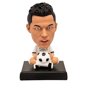 umani super hero action figure limited edition bobblehead with mobile holder for car dashboard office desk amp study table rona-ldo