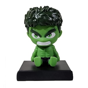umani super hero action figure limited edition bobblehead with mobile holder for car dashboard office desk amp study table hulk