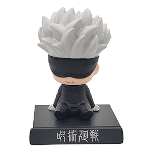 umani super hero action figure limited edition bobblehead with mobile holder for car dashboard office desk amp study table sat-oru go-jo