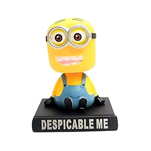 umani super hero action figure limited edition bobblehead with mobile holder for car dashboard office desk amp study table min-ion