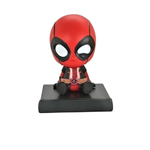 umani super hero action figure limited edition bobblehead with mobile holder for car dashboard office desk amp study table de-ad-pool