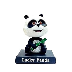 umani super hero action figure limited edition bobblehead with mobile holder for car dashboard office desk amp study table pan-da