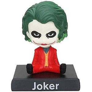 umani super hero action figure limited edition bobblehead with mobile holder for car dashboard office desk amp study table the jok-er
