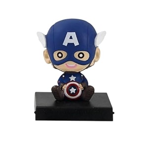 umani super hero action figure limited edition bobblehead with mobile holder for car dashboard office desk amp study table