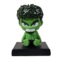 UMANI Super Hero Action Figure Limited Edition Bobblehead with Mobile Holder for Car Dashboard, Office Desk &amp; Study Table (H.U.L.K.)