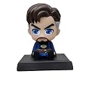 UMANI Plastic Super Hero Action Figure Limited Edition Bobblehead With Mobile Holder For Car Dashboard,Office Desk&amp;Study Table(Bh-Dr Str-Ange),9 cm,13 Cm