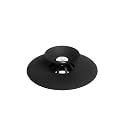 Umbra Flex Hair Catcher, Dual Purpose Shower Drain Stopper, 3-Inch, Black