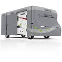 Umbrauto Class C RV Cover Fits 29-32’ Class C Motorhome Camper Cover, Upgraded Heavy Duty 7 Layers Top Windproof Breathable RV Cover with 3Pcs Extra Straps, Adhesive Repair Patches, 6 Gutter Covers
