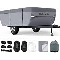 Umbrauto Pop Up Camper Cover Fits 16-18ft, Waterproof Tent Trailer Cover