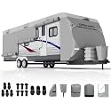 Umbrauto Travel Trailer RV Cover 16-18ft: 9-Layer Waterproof Camper Cover