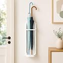 Umbrella Holder Wall Mount, Self Adhesive Umbrella Stand Organizer with Water Drip Tray, Space Saving Umbrella Storage Rack for Home Office Entryway