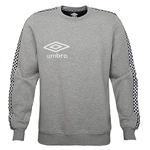 Umbro Mens Check Tape Crew