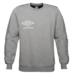 Umbro Mens Check Tape Crew