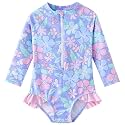 UMELOK Baby Girl One Piece Swimsuit Infant Long Sleeve Bathing Suit