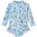 UMELOK Baby Girl One Piece Swimsuit Infant Long Sleeve Bathing Suit