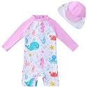 UMELOK Baby Girl Swimsuit Infant UPF 50+ Bathing Suit Size Months