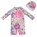 UMELOK Baby Girl Swimsuit Infant UPF 50+ Bathing Suit Size Months